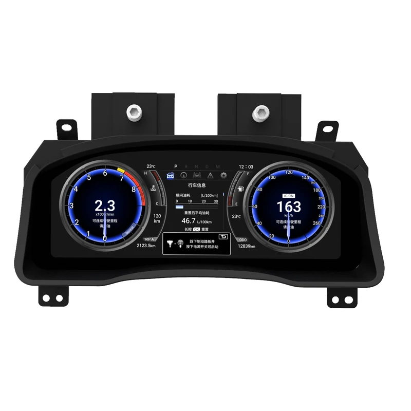 LCD Instrument Cluster For Toyota Prado 2004-2009 Car Digital Dashboard Speedometers Auto Virtual Cockpit Panel Linux System