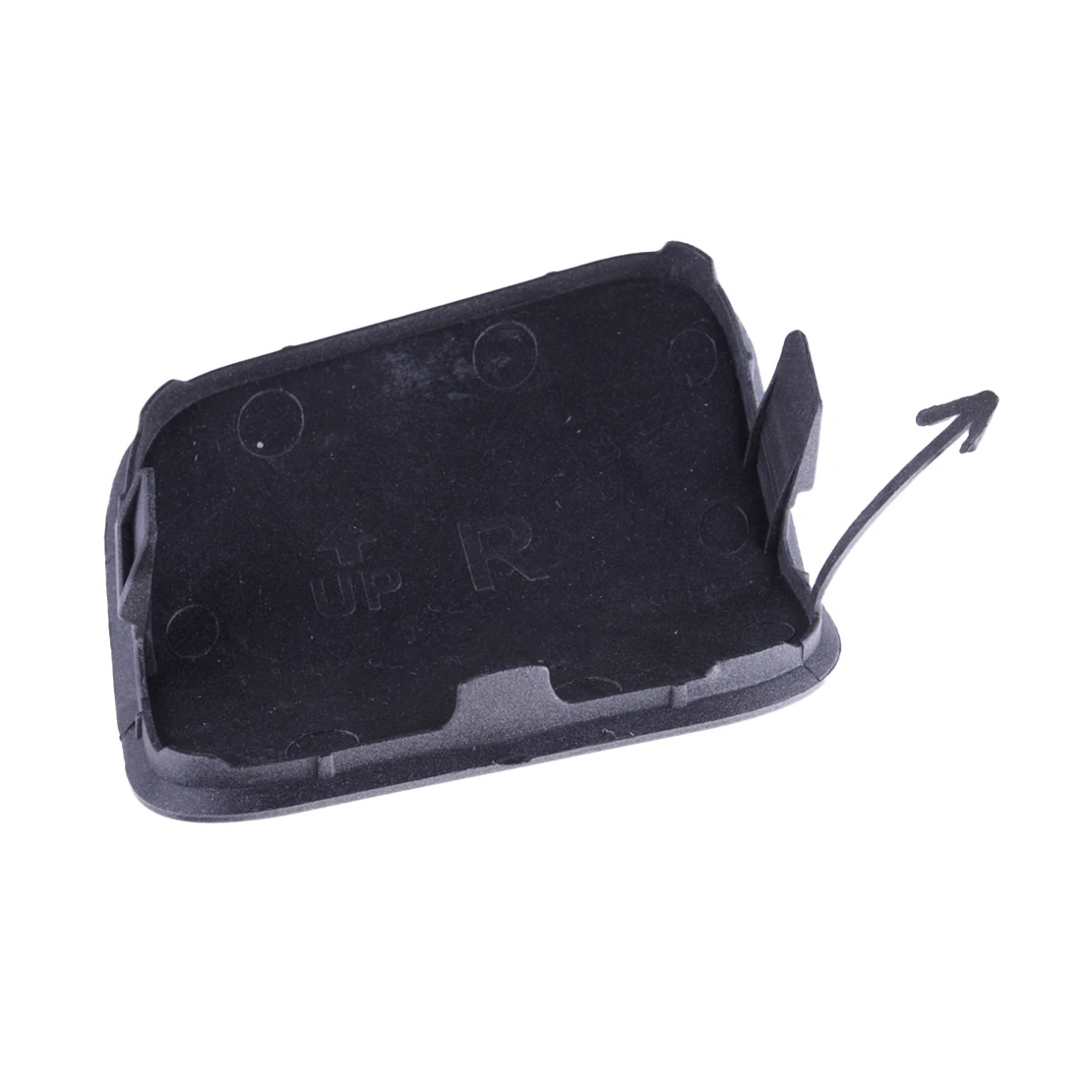 右利き用フックカバー,プラスチック,トヨタハイランダー2020, 2021, 2022, 2023,用,牽引フック穴,シルバー