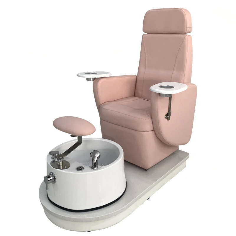 Pedicure Bowl Luxury Chair Spa Salon Professional Silla Economic Supplies Furniture Pedicures Dj Controller Nail Tech Area Pink