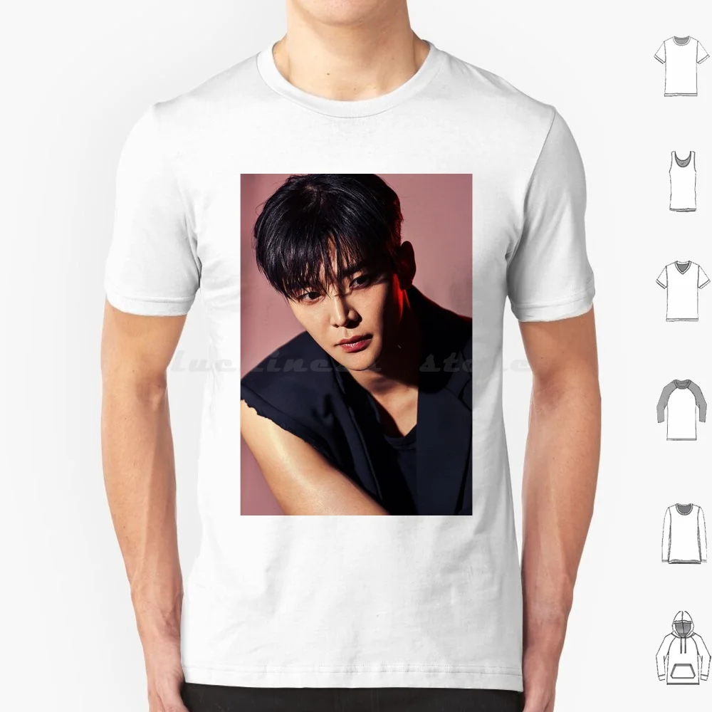 Camiseta de algodón de Rowoon, camisa guay 6xl, Kim Seok Woo, Actor de Drama coreano, películas de cine, celebridades, espectáculos de televisión calientes, Kdrama guapo