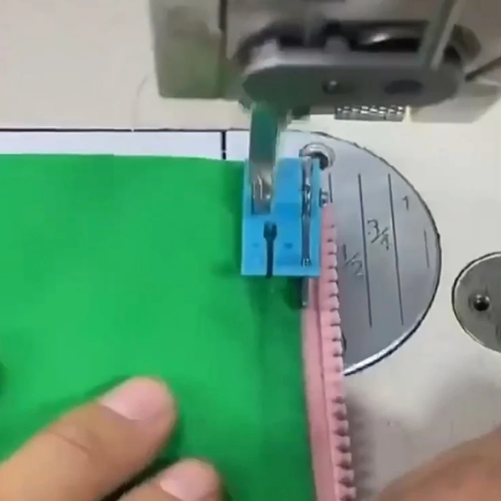 SP-18 Plastic Right Edge Guide Presser Foot Embedded Line Foot For Industrial Sewing Machine Accessories 1/4 3/16 1/8 1/16 1/32