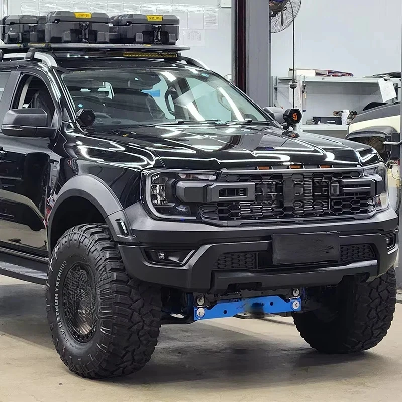 High Quality Raptor Conversion Front Bumper Grille Flar Kit Fit - Ranger