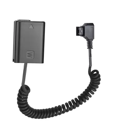 NP-FW50 batteria fittizia a D-tap per Sony A7000 A6500 A6400 A6300 A6100 A6000 A5100 A5000 A7 A7II A7RII A7SII A7S A7R A35 A37