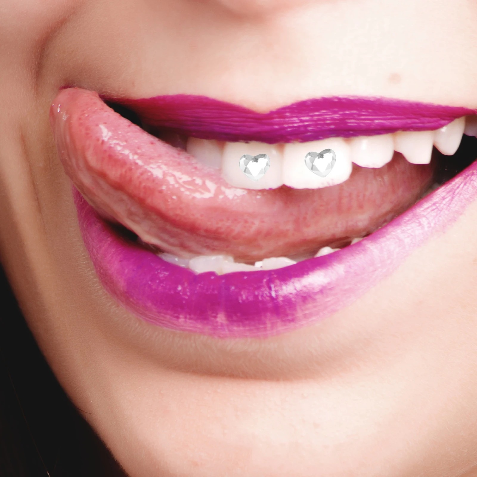 

10pcs 10 Heart Tooth Gems Crystal Rhinestones Kit for Nails Teeth Jewelry Durable Teeth Gems Kit Beautiful Women Gifts