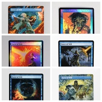 (Force of Will) Foil/Holo TCG Magical Proxy Black Top Quality Proxy Playing Cards Gathering Board Game Deck Trading Cards