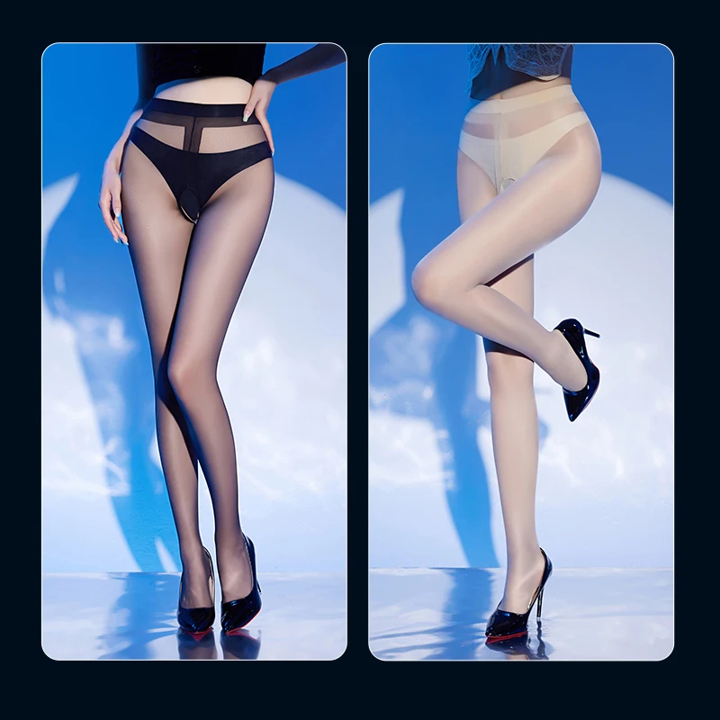 

1/2 Pairs T-Crotch Crotchless Tights Women Summer Thin Sexy Open Crotch Sheer Pantyhose 2025 Easy to Wear Pantys Mujer
