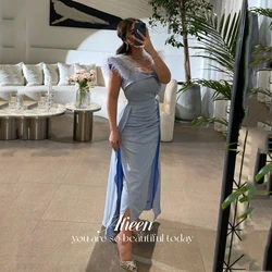 Aileen Eid Al-fitr Party Dresses for Women Evening Dress Party Evening Elegant Luxury Celebrity Feather Sexy Mermaid Satin 2024