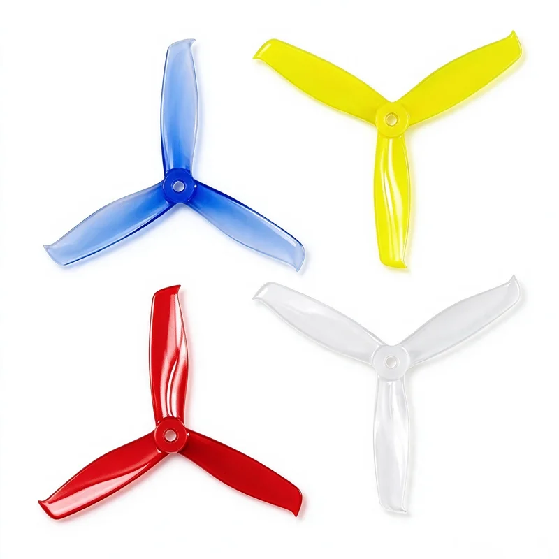 Gemfan 5055S 5 Inch Tri-Blade FPV Prop 10 Pairs, CW CCW Set, Random Color