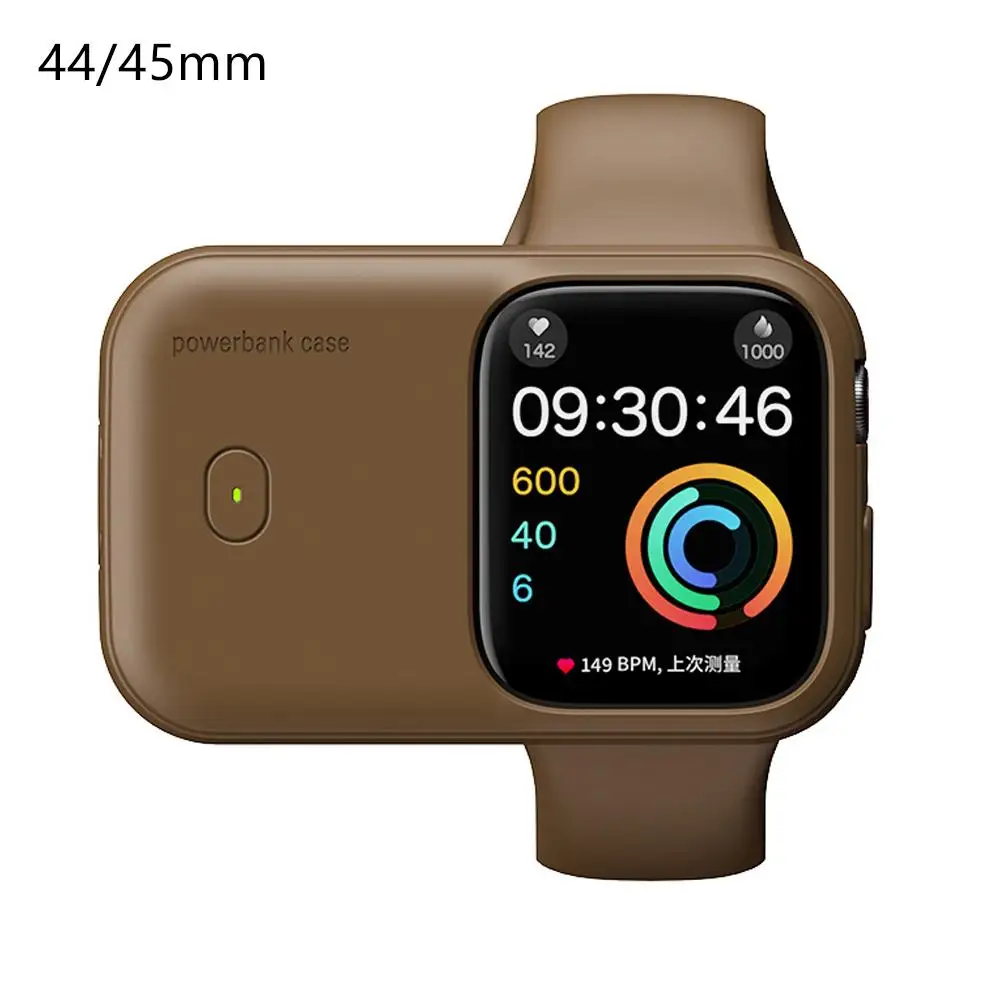 Apple Watch用ワイヤレス充電ケース,ポータブルミニモバイルパワー,スポーツアクセサリー,使いやすい,44mm, 45mm, 49mm,g6r5