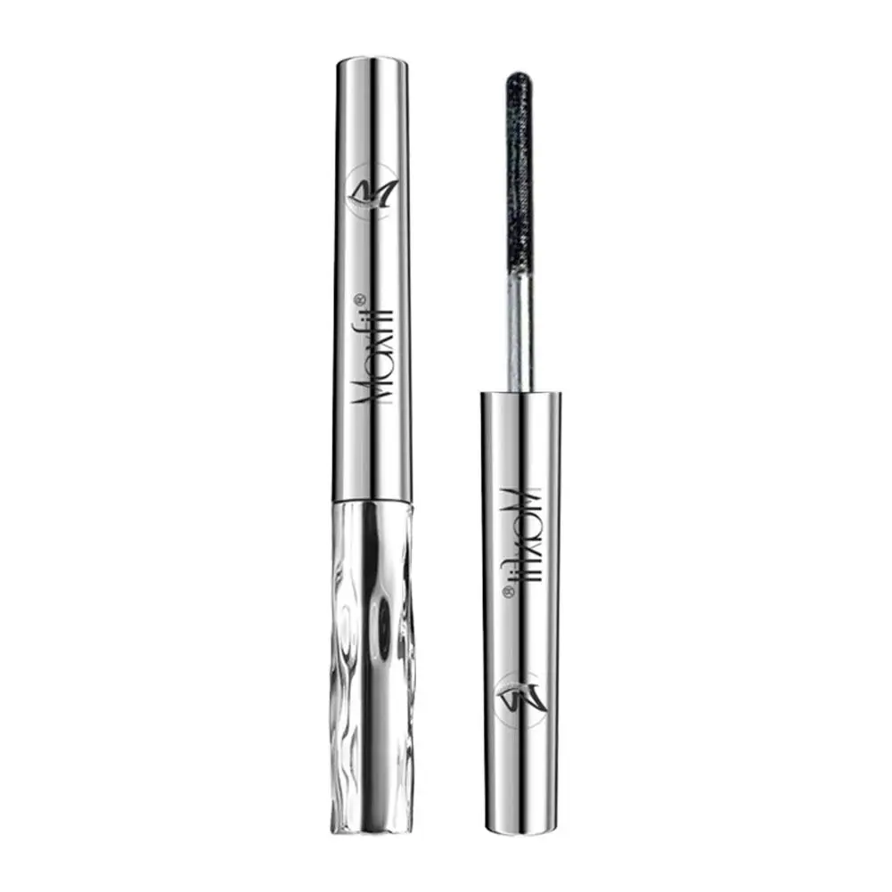 Mascara en Tube d'acier, apprêt pour cils, sans taches, imperméable, Dense, Extension de cils, Agrandir les yeux, applicateur