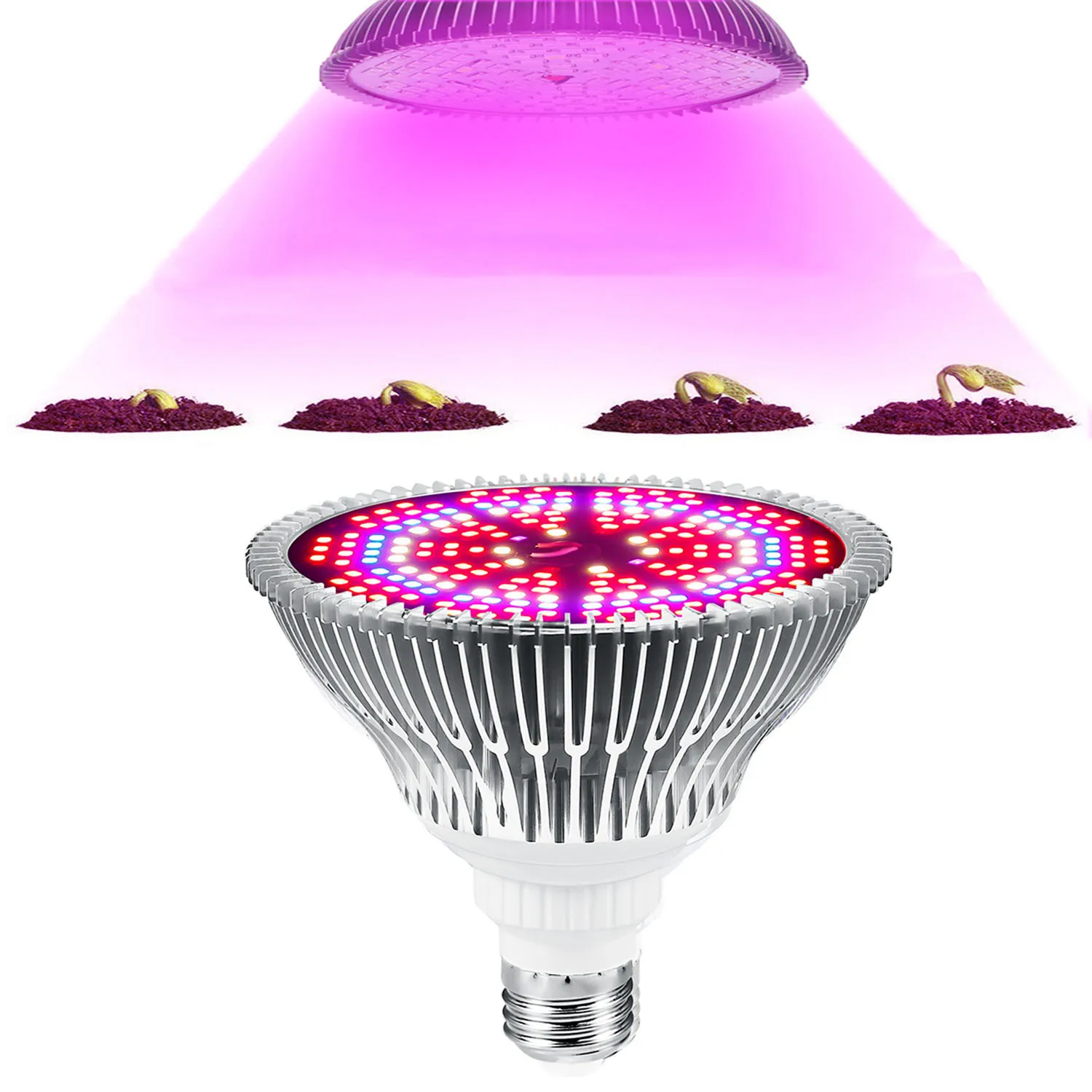 50/80/100/150 واط فيتو مصباح الطيف الكامل LED تنمو ضوء E27 أضواء النباتات Fitolamp للشتلات الداخلية زهرة تنمو خيمة GrowBox