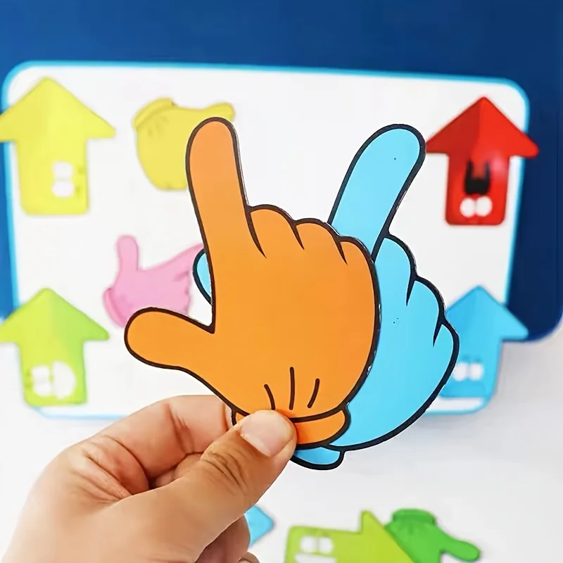 4/6/10 Magnetic Arrow Sticker Set - Whiteboard Marker with Finger/Triangle Design, Removable Teaching Aids