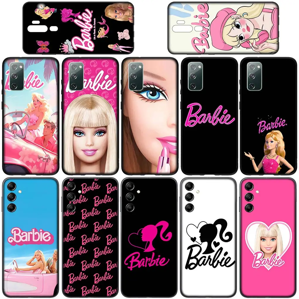 Princess Pink Barbies Cover Phone Case for Samsung Galaxy A13 A71 A21S A22 A73 A42 A02 A11 A70 A72 A03 Flexible Coque