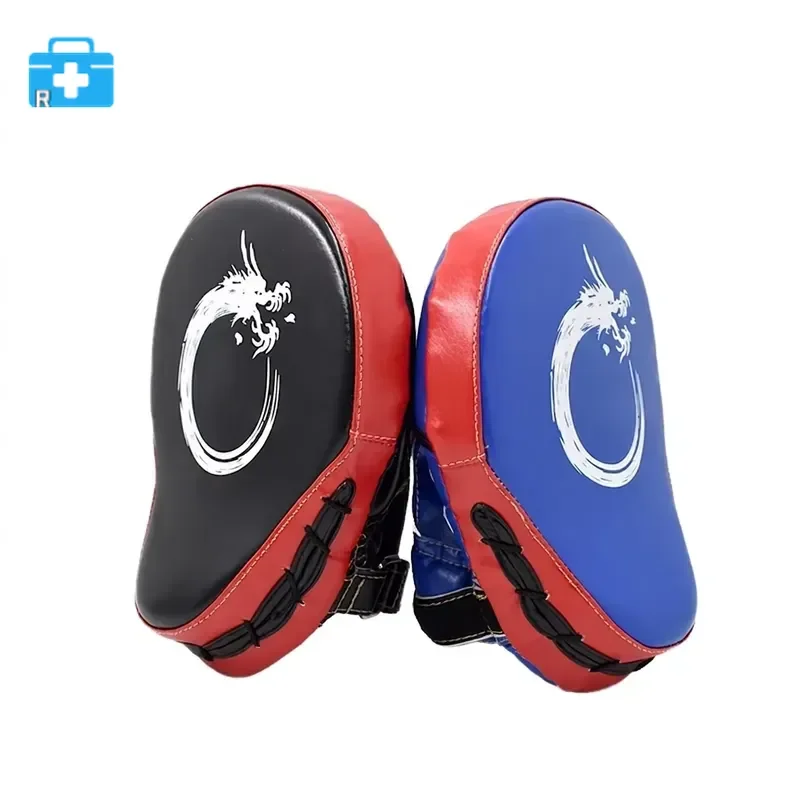 Curved foot boxing dummy pad PU children's taekwondo kick trainer, durable children's martial arts training supplies