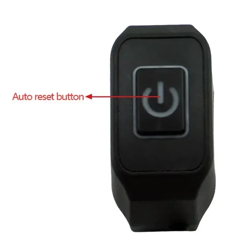 22mm 12v Motorcycle Handlebar Switch with Led Light Electric Star Pressure Waterproof Control Switch Button Modified Accessories
