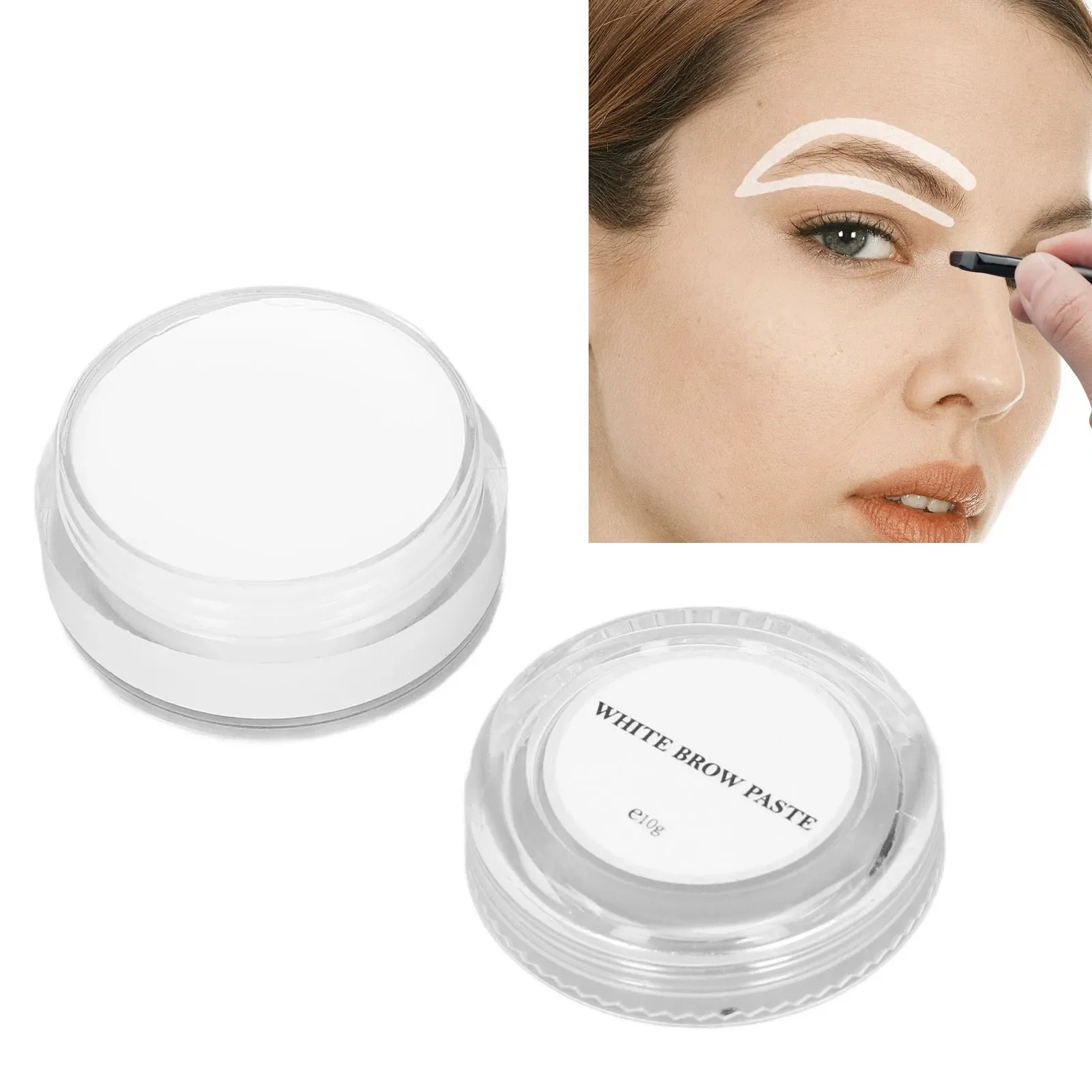 

Mapping Brow Paste White 10g Washable Eyebrow Mapping Paste for Permanent Makeup Eyebrows Tattoo Accesories