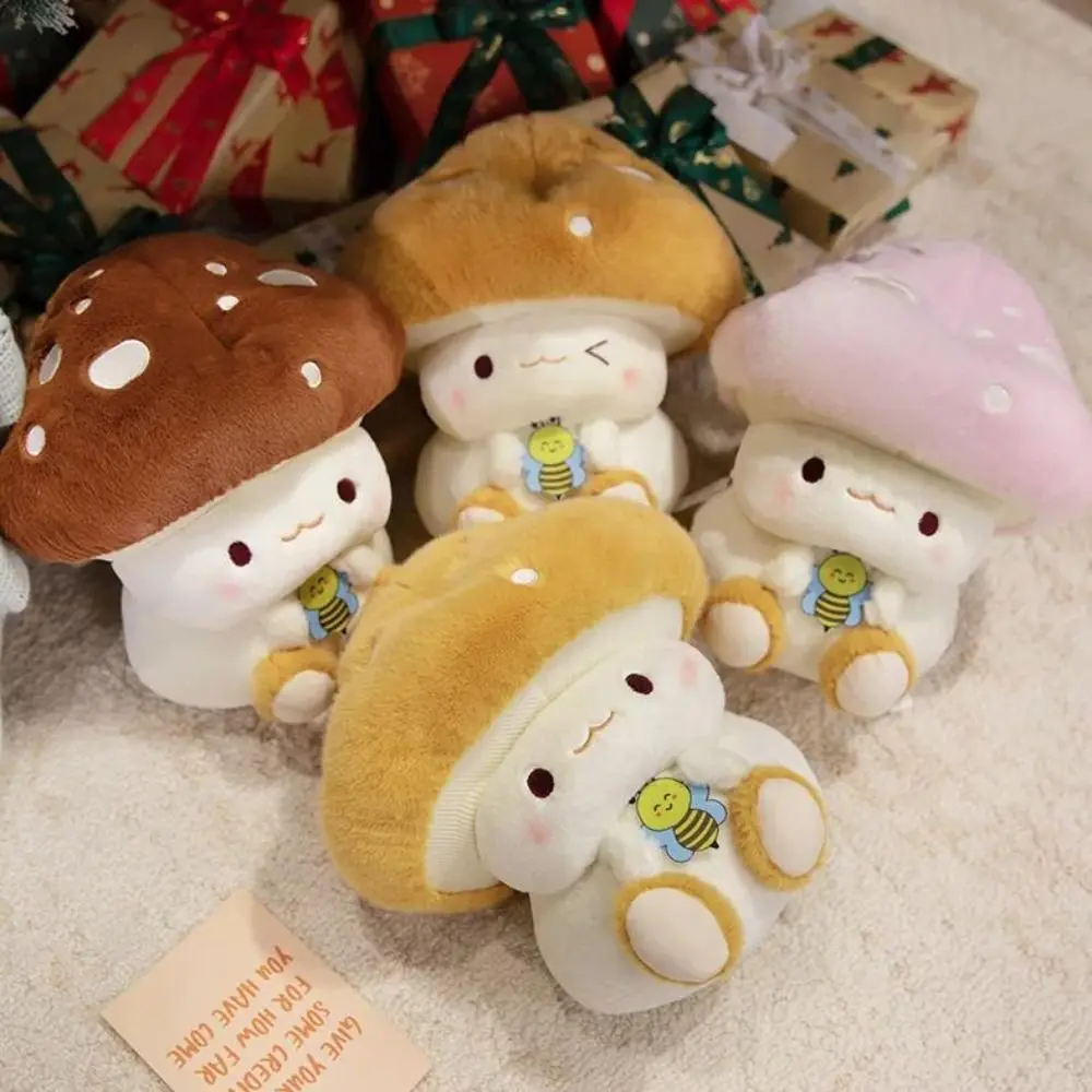 

Stuffed Cartoon Mushroom Fluffy Kawaii Mushroom 30CM Soft Mushroom Stuff Birthday