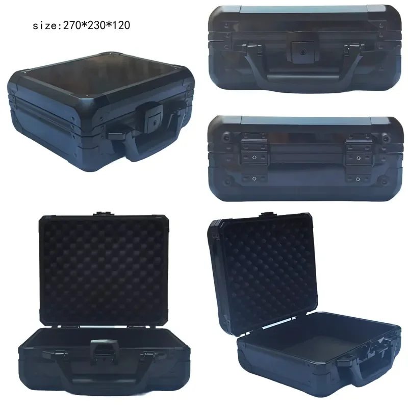 Customizable-Customized black K-angle aluminum case Customized aluminum alloy case Portable suitcase Toolbox Instrument