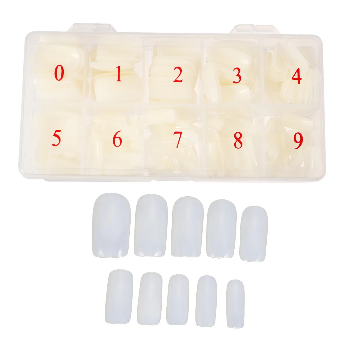 

Искусственные ногти однотонные, для самостоятельного маникюра, креативные принадлежности для маникюра на Рождество, Хэллоуин, День рождения