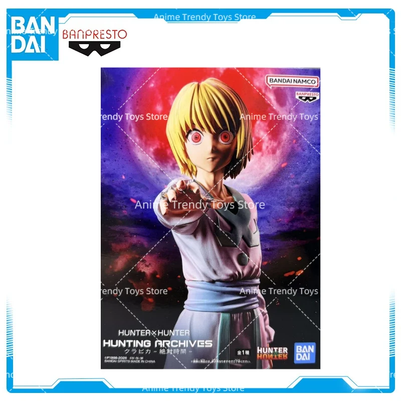 En Stock, Figura de Acción Original BANDAI Banpresto HUNTER X HUNTER Kurapika, Modelo WY