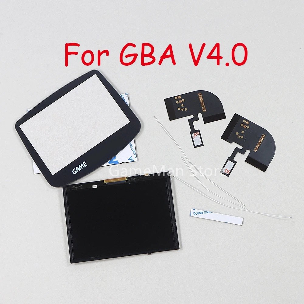 

1set For GBA V4.0 Highlight Brightness Screen For Gameboy Advance Console Replacement point-to-point IPS Highlight LCD Screen