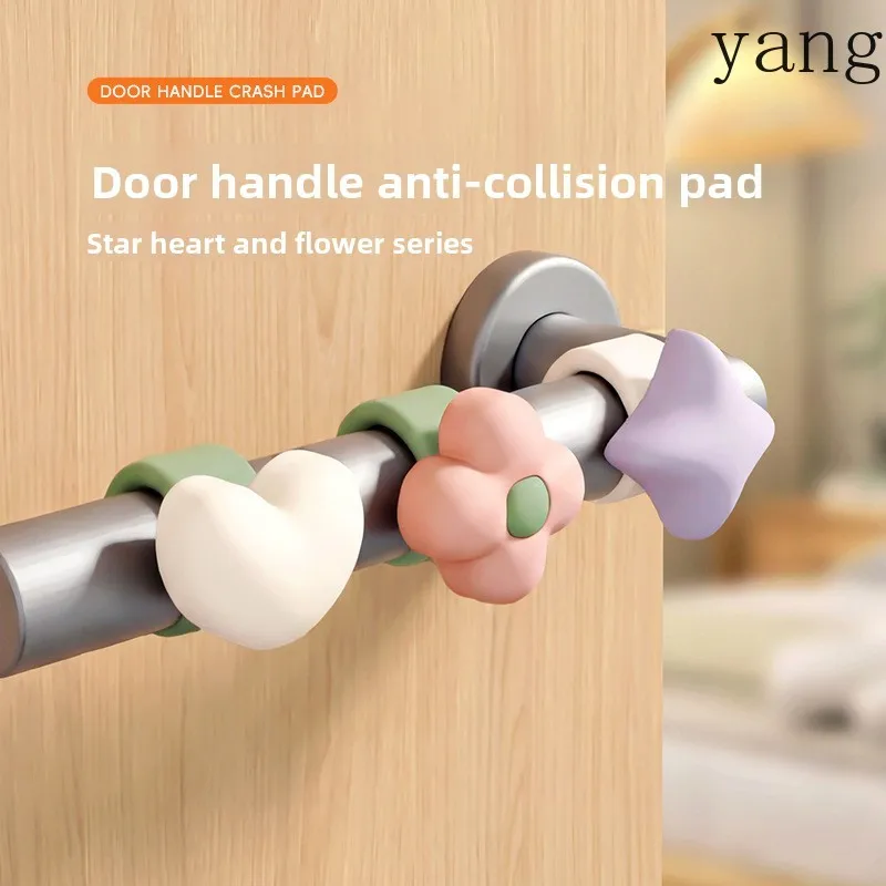 CX silicone door handle anti-collision pad cartoon entry bedroom door anti-collision