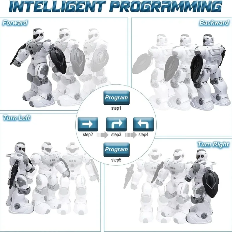 Juguete robot programable con detección de gestos para niños