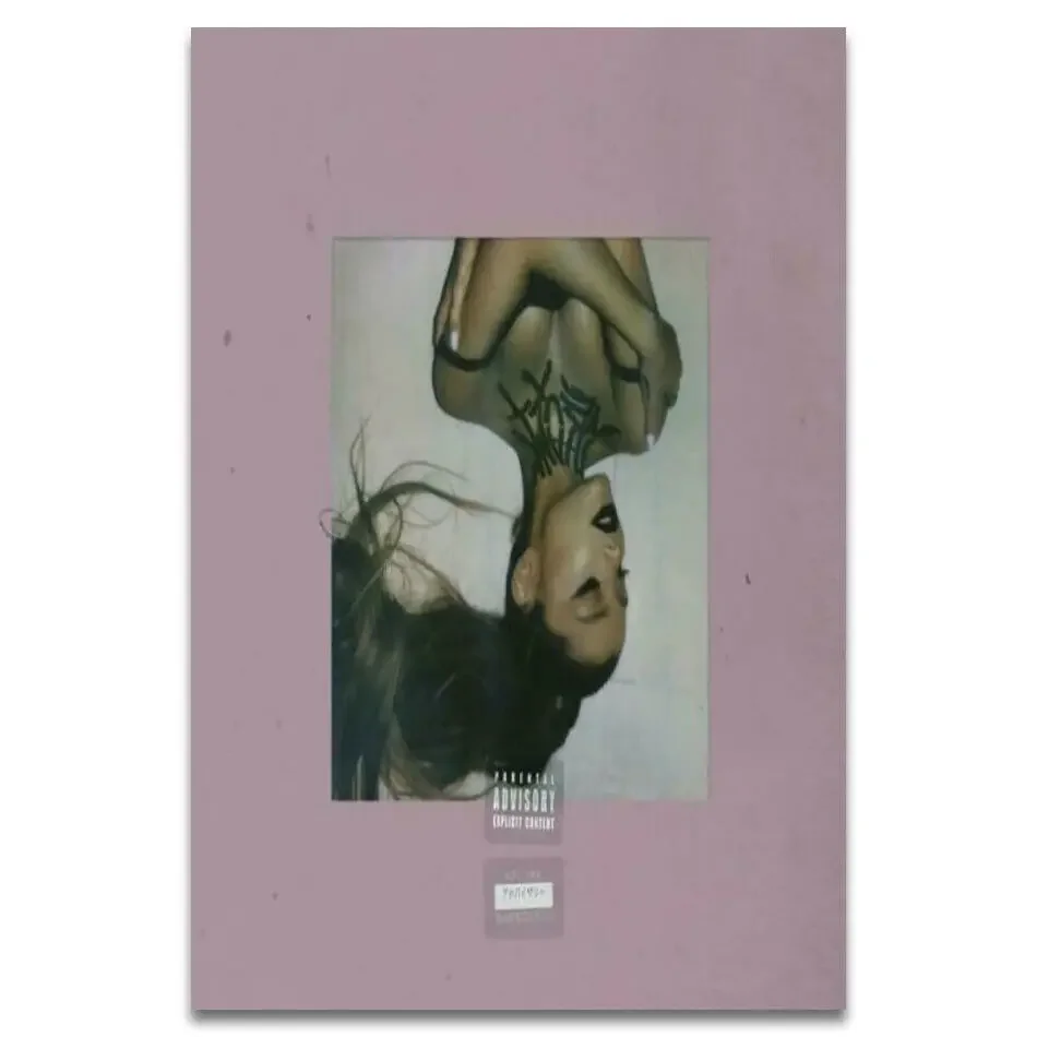 Álbum Ariana Grande Thank U Next Music tela personalizada 2 póster de seda pegatina de pared decoración regalo