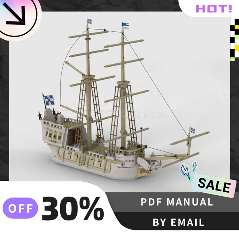 

[1736 шт.] индивидуальный MOC The New Hope Bluecoat Ship, набор креативных строительных блоков, игрушки STEM, комплект строительной модели, подарки на день рождения