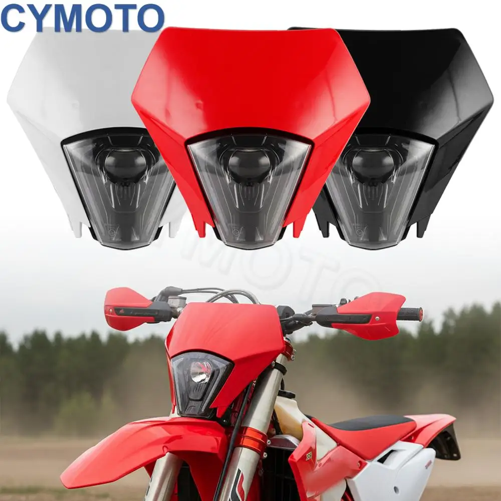 Motorcycle Headlight For GASGAS EC 250 300 250F 350F 450F 500F ES 350 500 EW 500F 2024  Head Lamp Dirt Bike Enduro Accessories