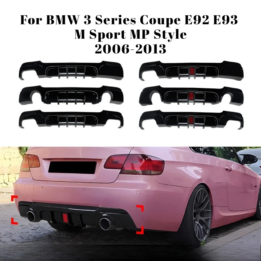 

Для BMW 3 серии Купе E92 E93 M Sport MP Style: задний бампер, диффузор, спойлер, внешний тюнинг, аксессуары для авто