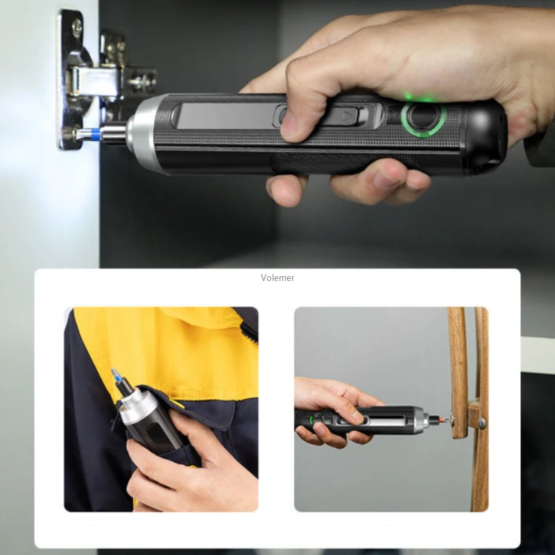 Juego de destornilladores eléctricos Youpin, herramientas eléctricas para el hogar, recargable, multifunción, Mini destornillador de precisión