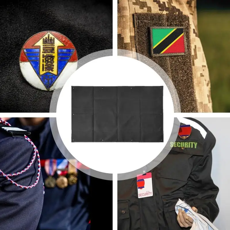 Pin Display Board Heavy Duty Nylon Stable Patch Holder Foldable Easy Installation Decorative Display Board Portable Wall