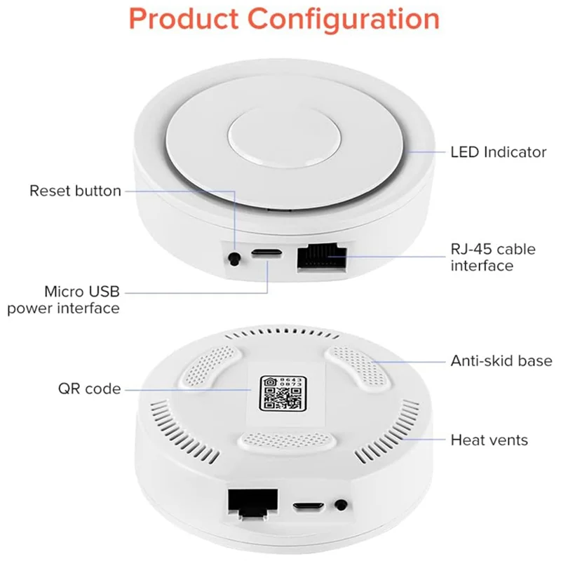 A67P-Wired Zigbee3.0 Tuya Gateway For Home Smartlife Tuyasmart APP 거실 주방 침실 내구성을위한 스마트 장치 작업