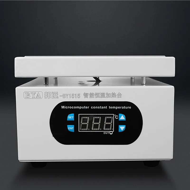 BY1010  Heating Station Electronic Hot Plate Table Preheating Platform 0~400℃ For BGA PCB SMD Phone LCD Touch Screen Repair