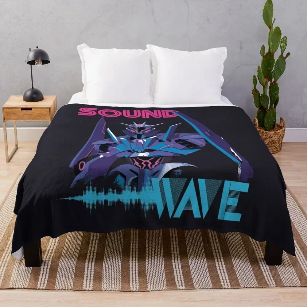 Soundwave Throw Blanket wednesday christmas decoration Blankets