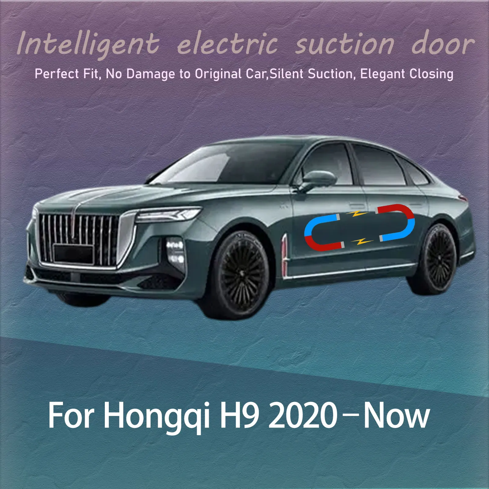 Electric Soft Close Door Kit For Hongqi H9 2020–present Auto Silent Anti-Slam Suction Door System Automatic Quiet Closing Latch