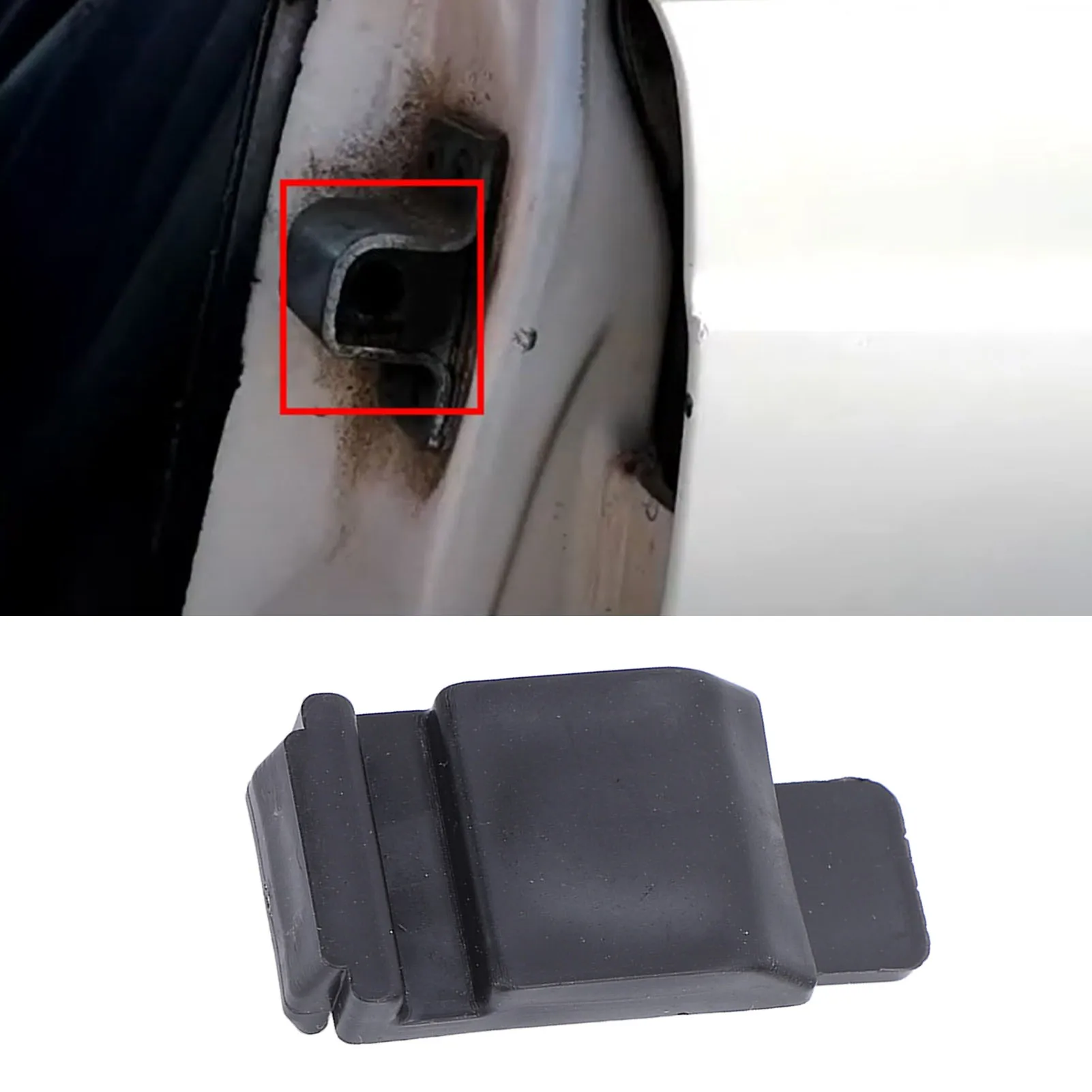 

4 шт., набор для фиксации дверного замка, резиновый фиксатор, устойчивый к истиранию, шумоподавление, комплект для дверного замка для W123 W126