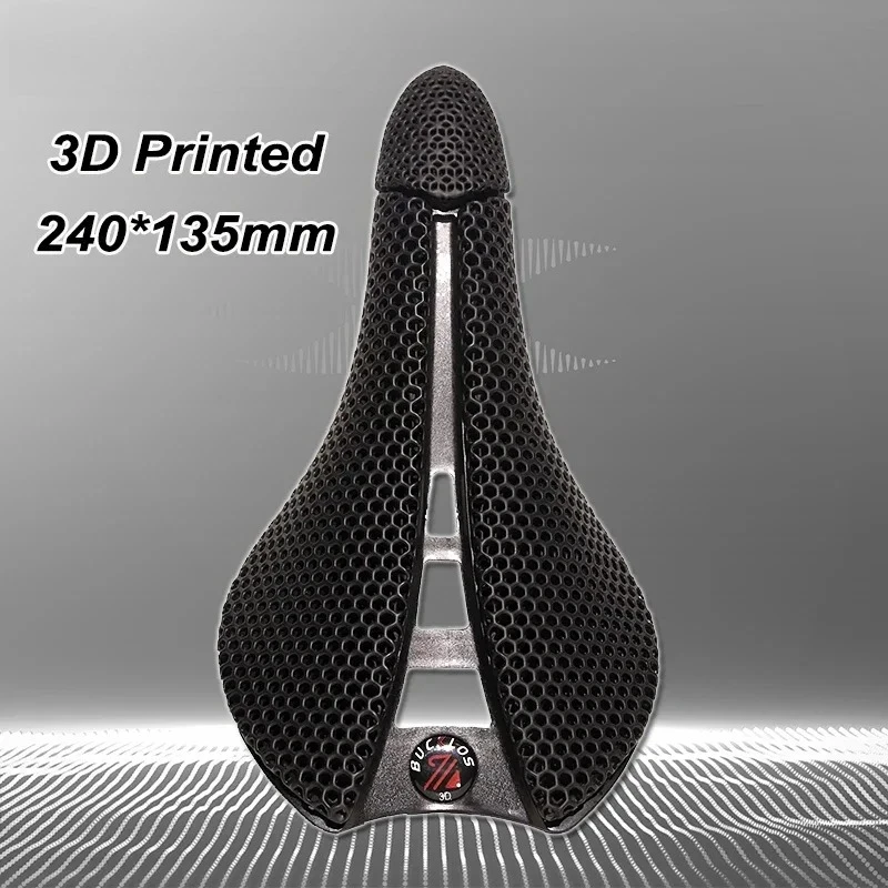3D Printed Saddle Hollowed Out Bicycle Cushion with High Strength Seat Bow Shockproof Mtb Bike Seat Cycling Accessories