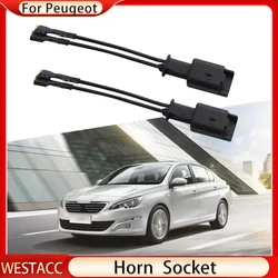 Car Speaker Wire Horn Socket Plug for Peugeot 2008 301 for Citroen C5 Elysee for Renault Koleos Stereo Wiring Cable Adapter