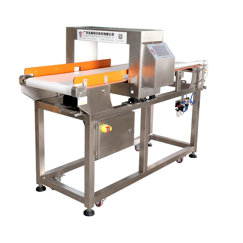 Factory High Sensitivity Food Metal Detector Conveyor Belt Metal Detector with Rejection Devices for Food Industry