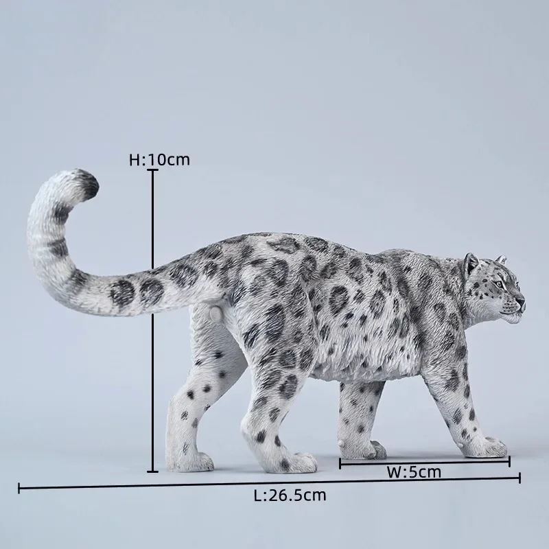 

JXK228A 1/6 Scale Handmade Snow Leopard Flower Leopard Simulated Wildlife Model for 12inch Action Figures Accessories
