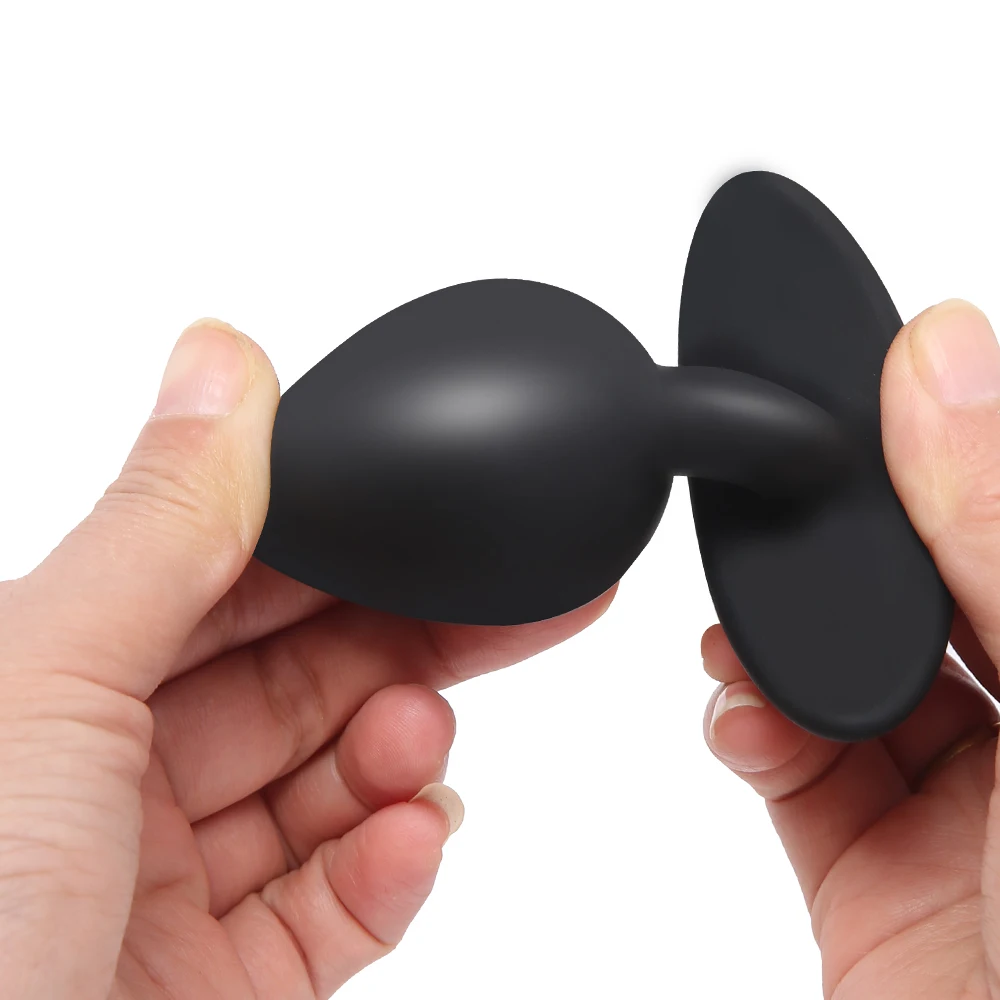 1pc Silicone Anal Plug Built-in Balls, Beginner to Senior Size, Buttocks G-Spot Massage, Adult Sex Toys