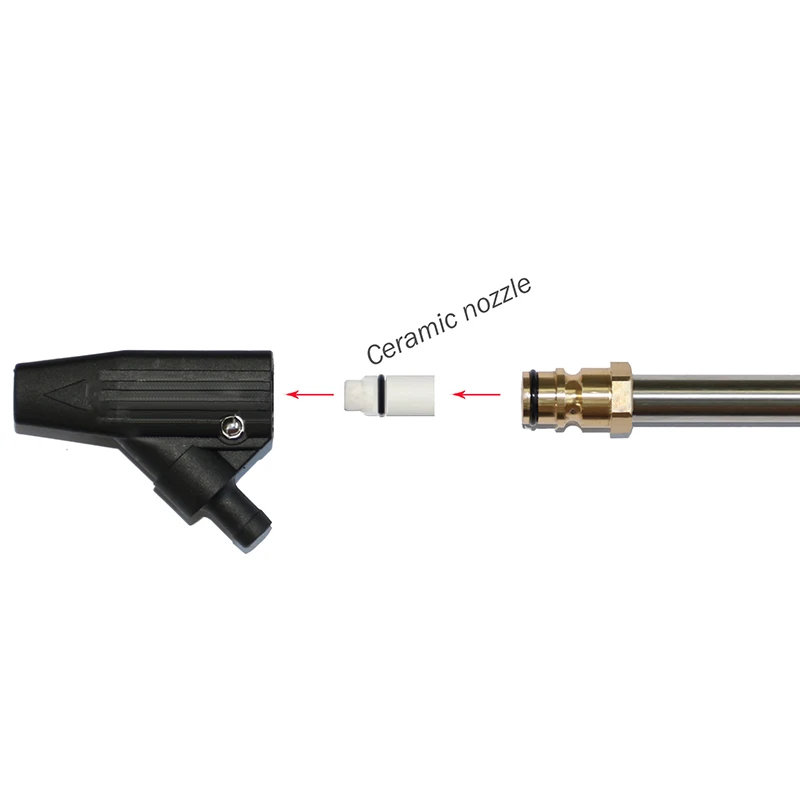 Ceramic Nozzles for Low Pressure Sand Blasting Pack of 5 High Pressure Washer Accessory for Effective and Reliable Cleaning
