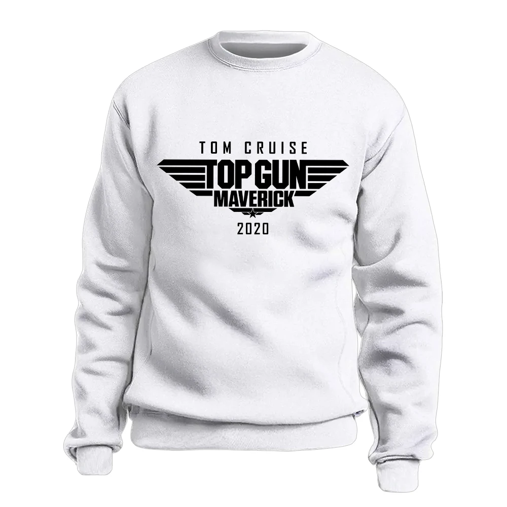 Shipping Anime Sweatshirts Clothes for Men Clothing Top Gun Maverick Popular Movie Y2k Hoodie Fleece Men's Winter Sweater Hoody