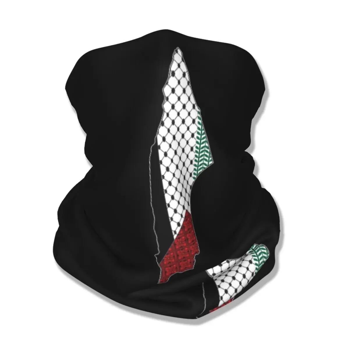 Palestine Kufiya Hatta Keffiyeh Bandana Neck Gaiter Printed Palestine Arabic Wrap Scarf Multi-use Balaclava Fishing Unisex Adult