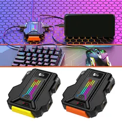 Hunting Pro Gaming Keyboard Mouse Converter Adapter Intelligent Mapping Wired USB Double Side Socket Macro Key For Android