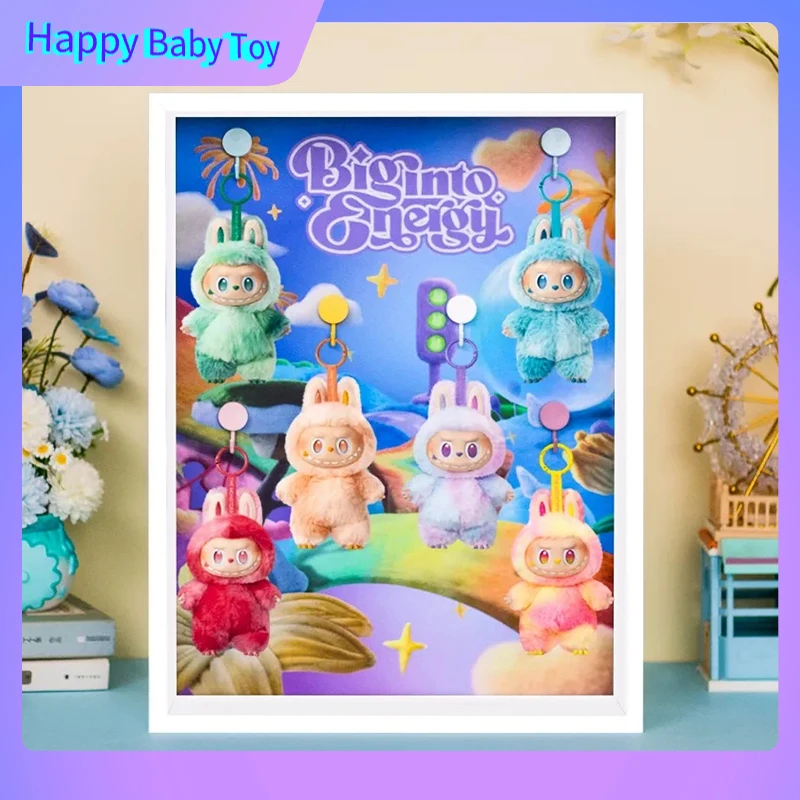 

Suitable For Labubu V3 Display Box Front High Energy Vinyl Doll Pendant Blind Box Storage Scene Display Box No Assembly Required