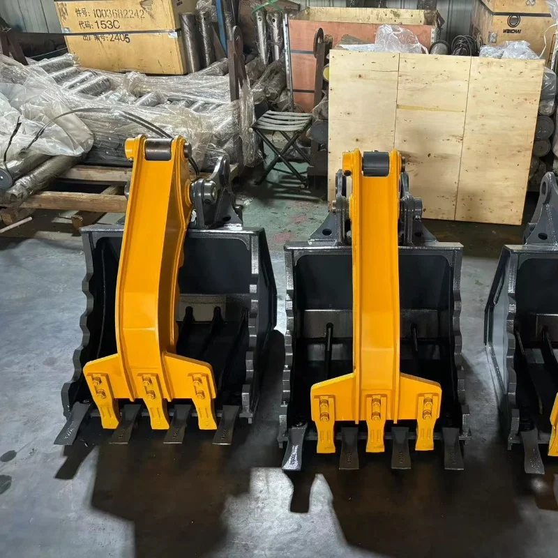 Q355 Steel Excavator Grab Bucket: Clean Debris, Load Garbage with Bidirectional Foot Valve