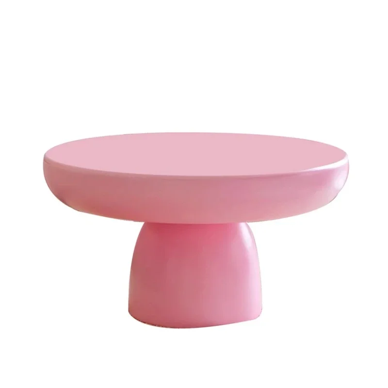 Design circular coffee table small apartment living room home Nordic modern simple Internet celebrity sofa round table